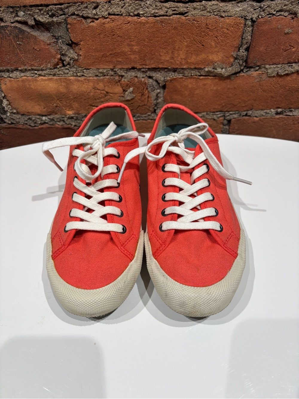 SeaVees Women's Coral Canvas Low-Top Sneakers